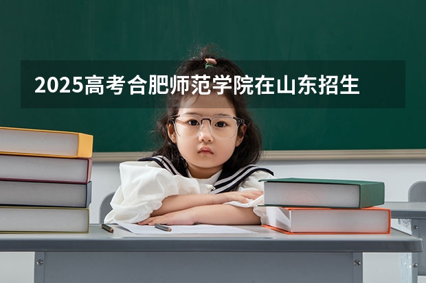 2025高考合肥师范学院在山东招生计划是什么