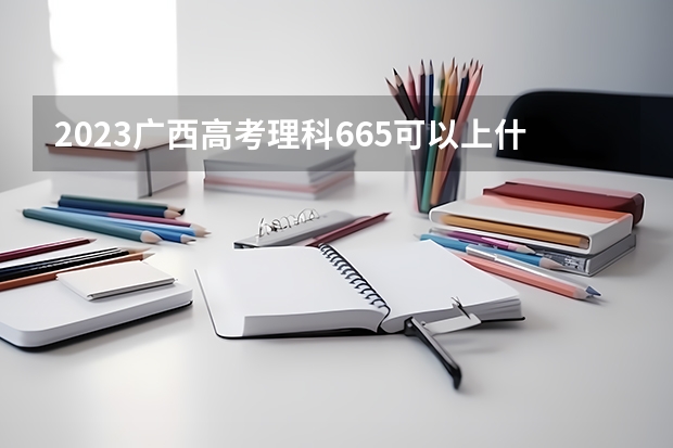 2023广西高考理科665可以上什么大学