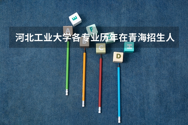 河北工业大学各专业历年在青海招生人数