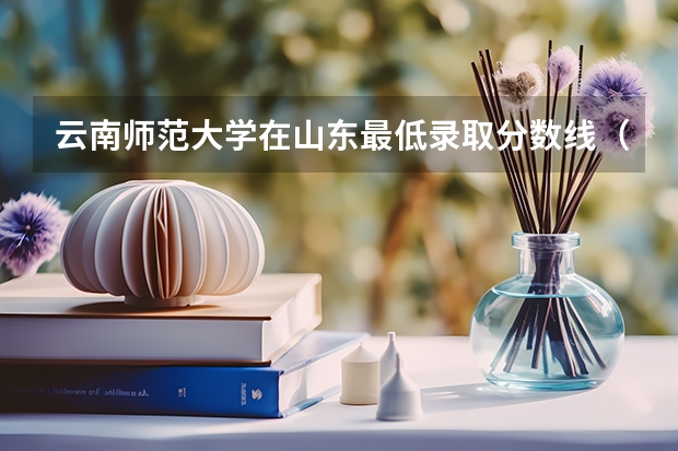 云南师范大学在山东最低录取分数线（2024高考参考）
