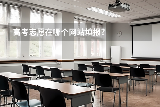 高考志愿在哪个网站填报?