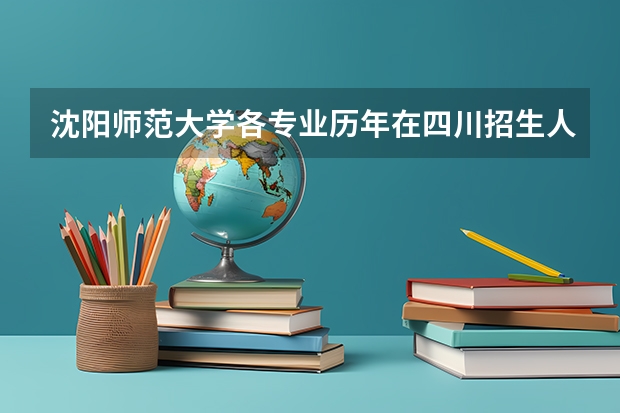 沈阳师范大学各专业历年在四川招生人数