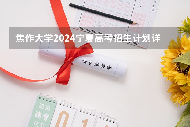 焦作大学2024宁夏高考招生计划详解