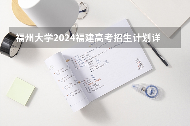 福州大学2024福建高考招生计划详解