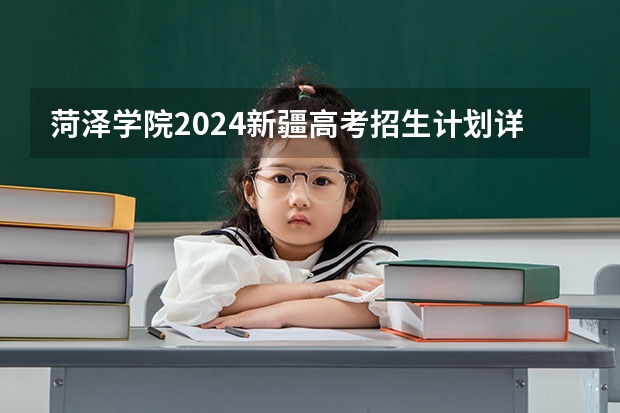 菏泽学院2024新疆高考招生计划详解