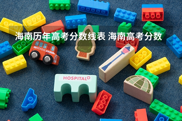 海南历年高考分数线表 海南高考分数线