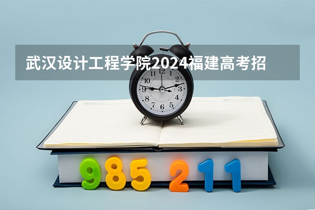武汉设计工程学院2024福建高考招生计划详解